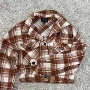 Timing Brown Plaid Jacket